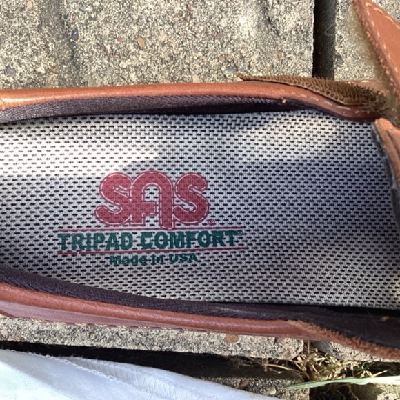 SAS Roamer Chestnut Walking Tripad Comfort Leather Loafer/Shoe - Picture 9 of 9